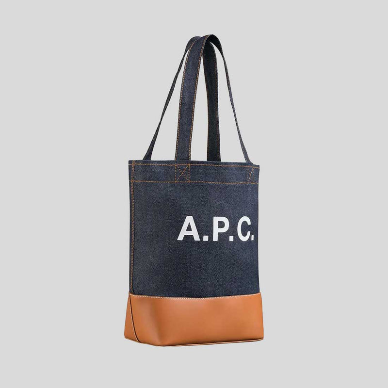 A.P.C. Axel Small Unisex Tote Bag Caramel CODDPM61568CAF