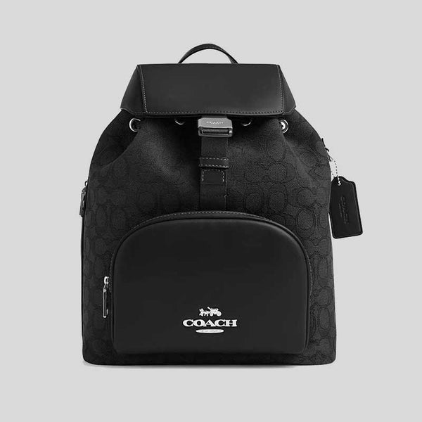 COACH Pace Large Backpack In Signature Jacquard Black CT812