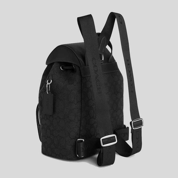 COACH Pace Large Backpack In Signature Jacquard Black CT812