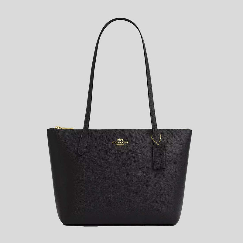 COACH Fiona Zip Tote Bag Black CW395