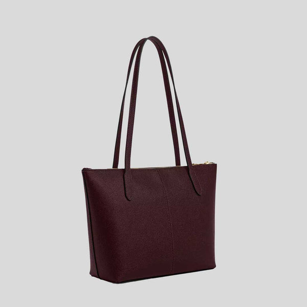 COACH Fiona Zip Tote Bag Merlot CW395