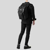 GUCCI Guccissima Unisex Signature GG Nylon Backpack Black 510336