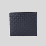 GUCCI Men's Microguccissima GG Logo Leather Coin Wallet NAVY 544472 lussocitta lusso citta