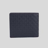 GUCCI Men's Microguccissima GG Logo Leather Coin Wallet NAVY 544472