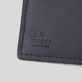 GUCCI Men's Microguccissima GG Logo Leather Coin Wallet NAVY 544472