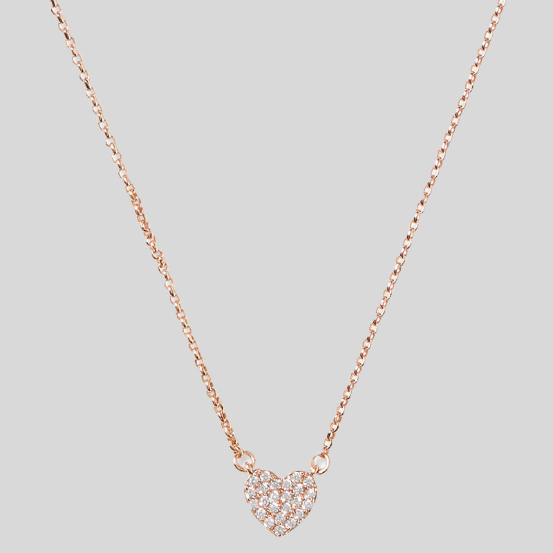 KATE SPADE Yours Truly Pave Studs And Mini Pendant Rose Gold o0r00112