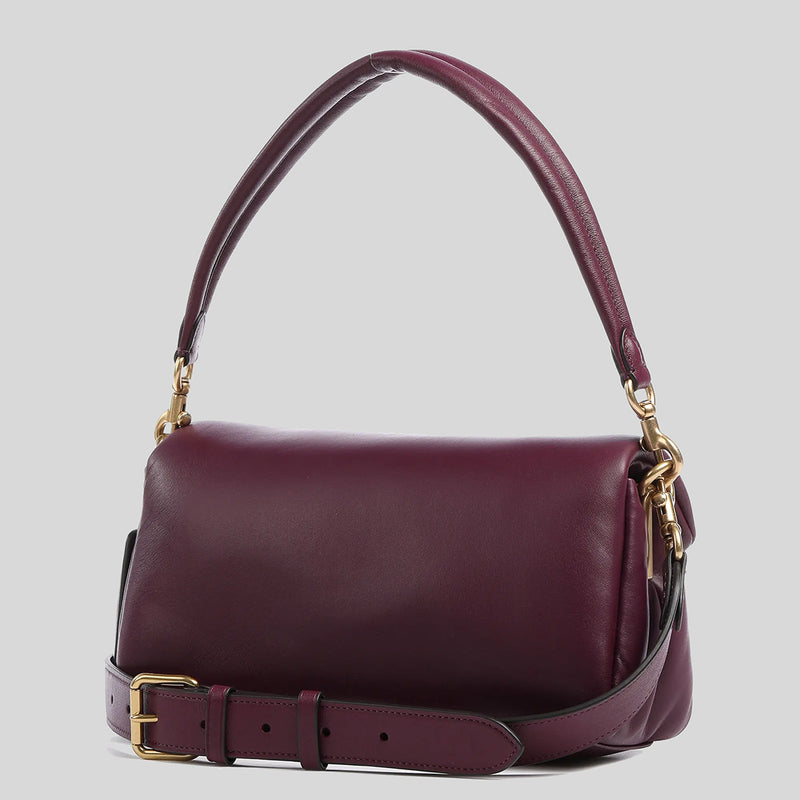 COACH Pillow Tabby Shoulder Bag 26 Deep Berry C0772