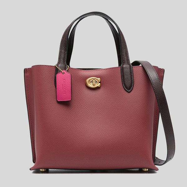 Coach cherry online tote