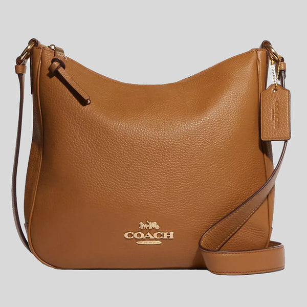 COACH Ellie File Bag Light Saddle CU960