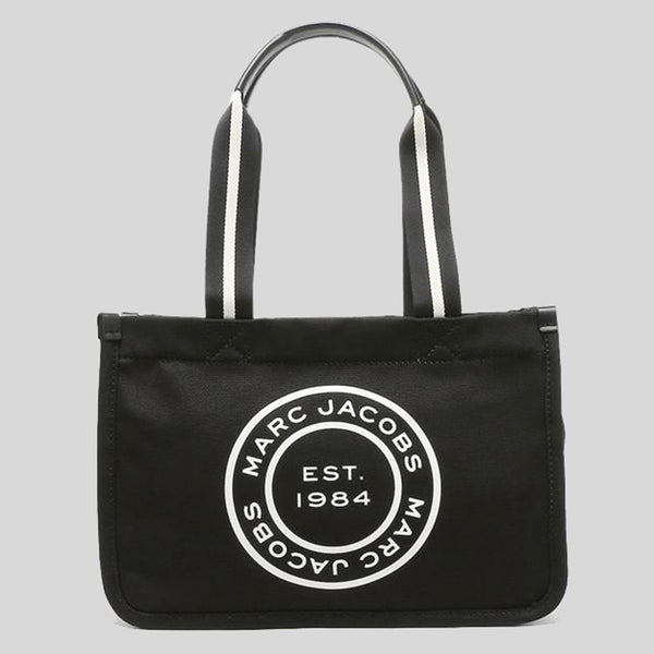 MARC JACOBS Signet Canvas Tote Black H050M06FA21