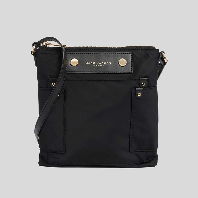 MARC JACOBS Preppy Swing Pack Crossbody Bag Black 4R4HCR040H02