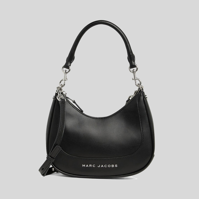 MARC JACOBS Small Leather Hobo Bag Black 4P3HSH018H02