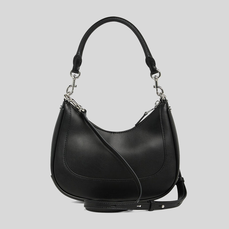 MARC JACOBS Small Leather Hobo Bag Black 4P3HSH018H02