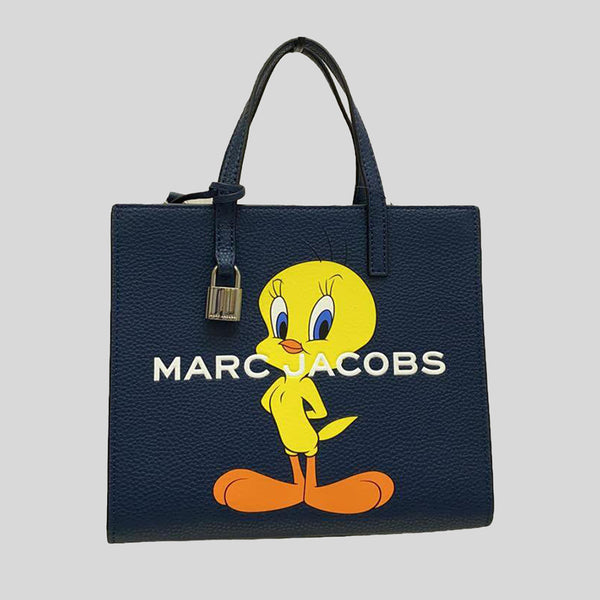 MARC JACOBS X Looney Tunes Lt Tweety Bird Grind Bag Azure Blue 4R3HTT021H02