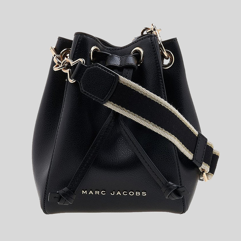 MARC JACOBS The Bucket Drawstring Bucket Crossbody Bag Black H602L01FA21