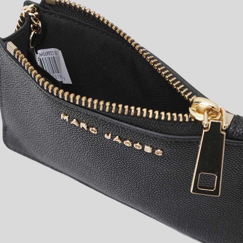 MARC JACOBS Daily Top Zip Wristlet Black S100M06RE22