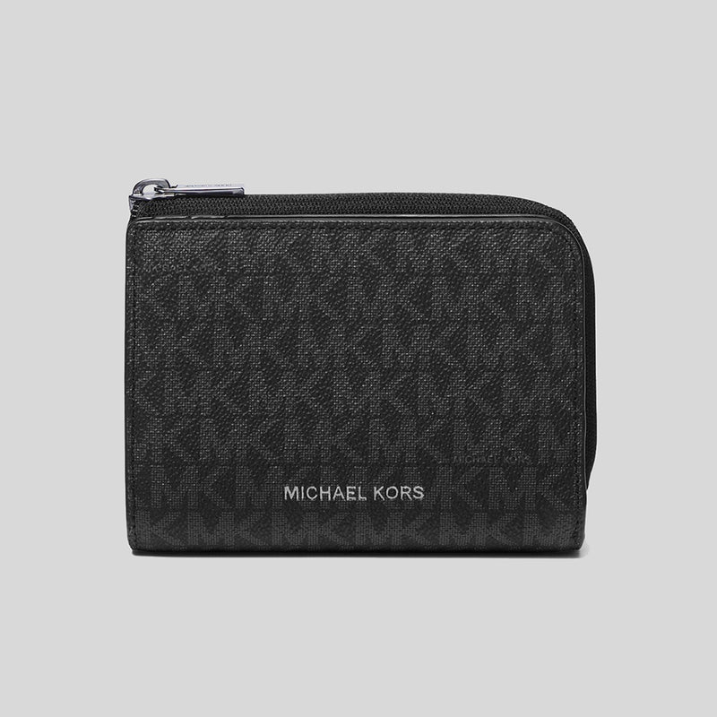 MICHAEL KORS Cooper Signature Logo Folio Wallet Black 36F2LCOF3B