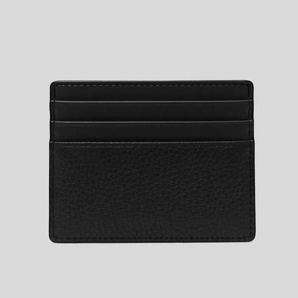 MICHAEL KORS Cooper Pebbled Leather Tall Card Case Black 36S4LCOD2L