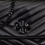 Tory Burch Kira Chevron Convertible Shoulder Bag Black 90857