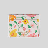 KATE SPADE Boxed Madison Strawberry Garden Small Slim Card Holder Pink Multi KG628