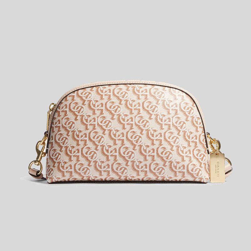 Coach Madi Crossbody With Coach Monogram Print Chalk CF343