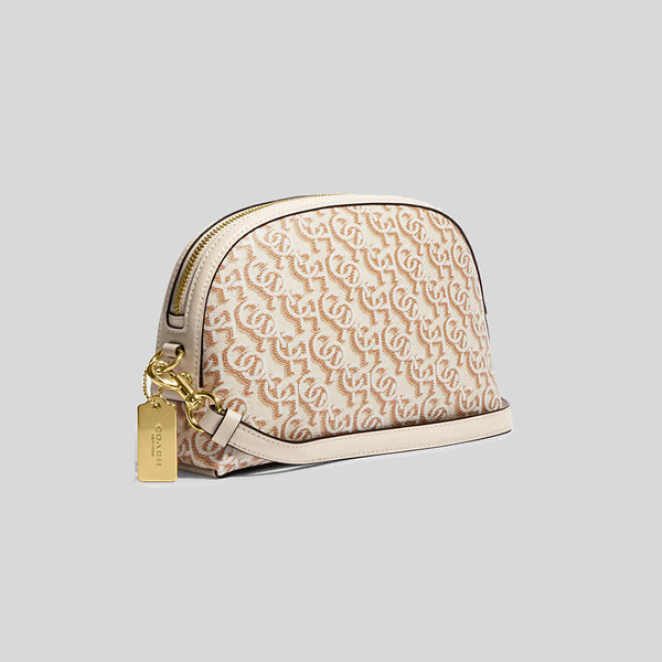 Coach Madi Crossbody With Coach Monogram Print Chalk CF343