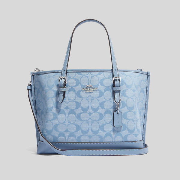 Powder blue coach discount purse