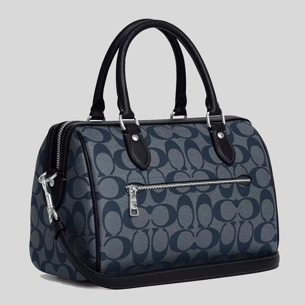 New Coach Rowan Satchel shops Pacific Blue CC143 $350