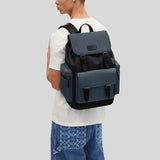 Coach Sprint Backpack In Colorblock Midnight Navy/Denim CJ516