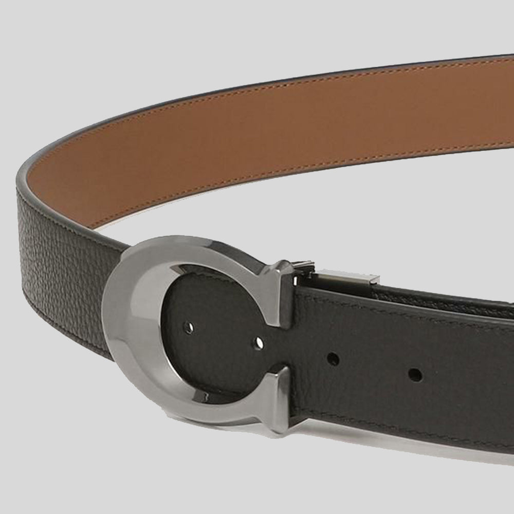 Coach 91305 Signature Buckle Cut To Size Reversible Belt, high quality 38 Mm IN Dark brown