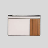 COACH Zip Card Case In Colorblock Signature Canvas CR407