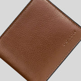 COACH Men's 3 In 1 Wallet In Smooth Calf Leather Dark Saddle CR911