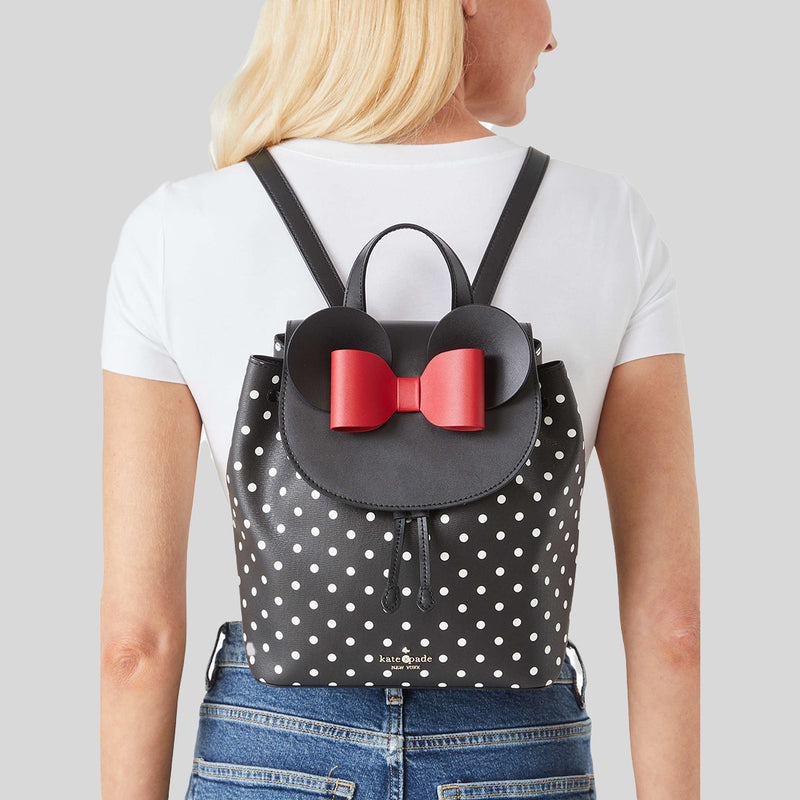 KATE SPADE Disney X Kate Spade New York Minnie Mouse Backpack Black Mu LussoCitta