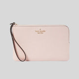 Kate Spade Leila Medium L Zip Wristlet Rose Smoke KB684