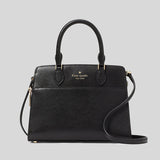 Kate Spade Madison Saffiano Leather Small Satchel Black KC437 lussocitta lusso citta