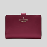 KATE SPADE Madison Medium Compact Bifold Wallet Blackberry KC580