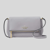 KATE SPADE Leila Mini Zip Crossbody Mountain Grey KE487