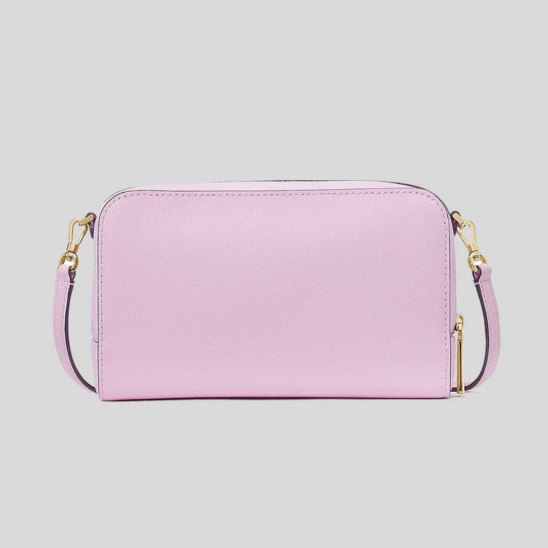 KATE SPADE Staci Dual Zip Around Crossbody Bag Berry Cream KG036