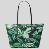 KATE SPADE Kitt Fern Foliage Medium Tote Green Multi KH393