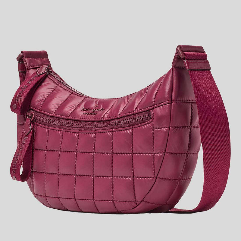 KATE SPADE Camden Quilted Sling Bag Blackberry KH403