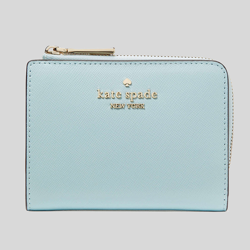 KATE SPADE Madison Small L Zip Wallet Blue Glow KH615