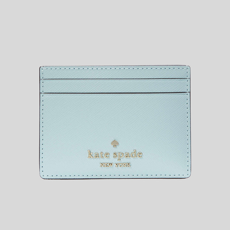 KATE SPADE Madison Small Slim Card Holder Blue Glow KI368