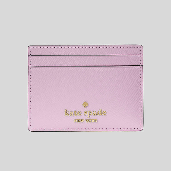 KATE SPADE Madison Small Slim Card Holder Berry Cream KI368