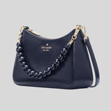 KATE SPADE Madison Faux Pearl Medium Convertible Crossbody Bag Parisian Navy KI932