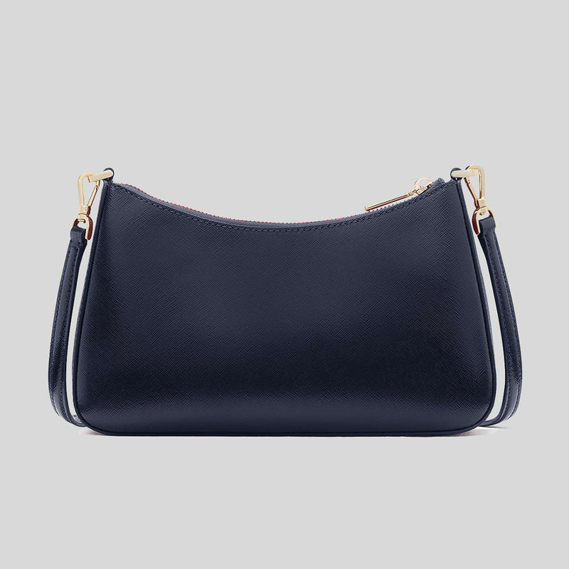 KATE SPADE Madison Faux Pearl Medium Convertible Crossbody Bag Parisian Navy KI932