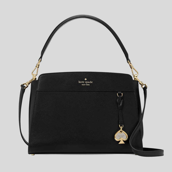 KATE SPADE Madison Medium Top Handle Satchel Black KK285