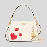 KATE SPADE Madison Puffy Heart Small Top Handle Satchel Meringue Multi KL147