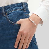 KATE SPADE Sailor's Knot Hinge Bangle Silver O0R00065