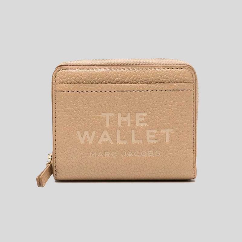 MARC JACOBS The Leather Mini Compact Wallet Camel 2R3SMP044S10