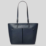 MICHAEL KORS Jet Set Medium Pocket Tote Bag Navy 35H3STVT6B